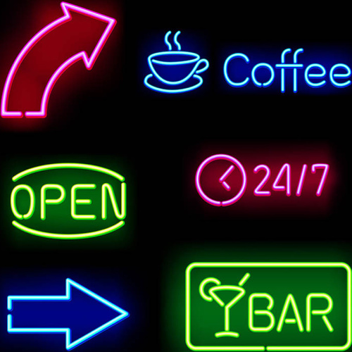 LED INDICATOR NEON SIGN LIGHTS