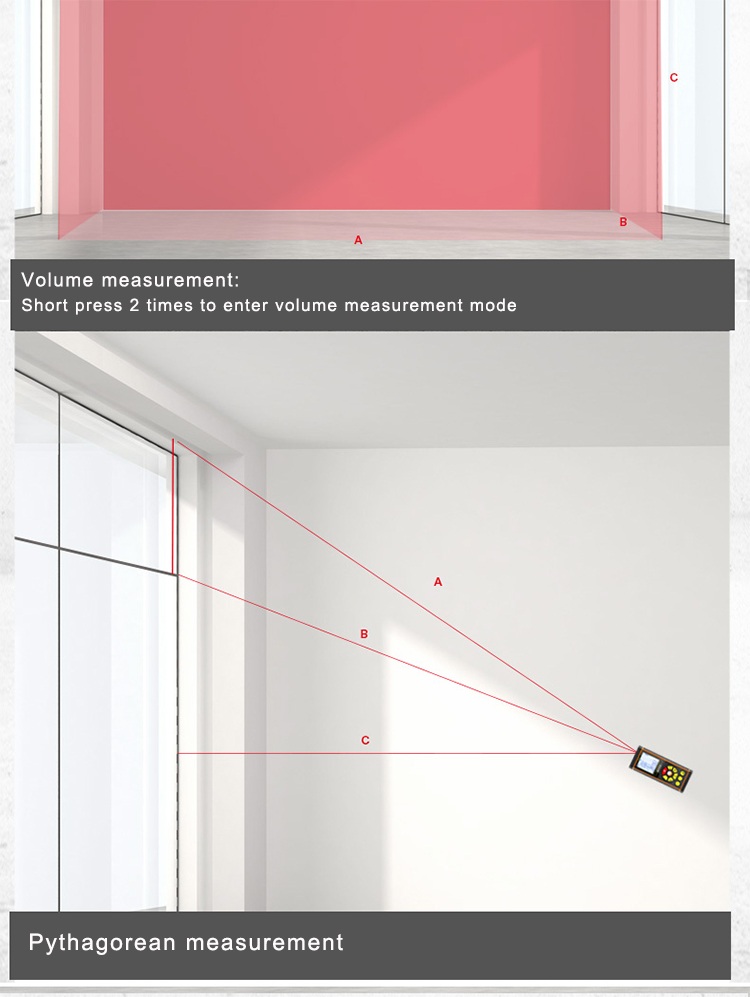 3How to measure laser distance meters