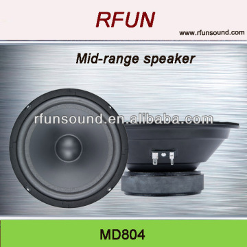8 inch closed frame midrange speaker