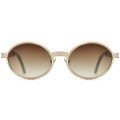 Diamond Bullhorn Sunglasses Round Vintage
