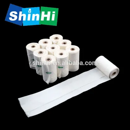 a large number of Biodegradable Paws-Print-Pet-Bags