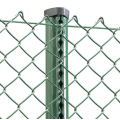 PVC coated and galvanized chain link fence