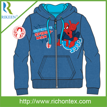 Boy Sweatshirt with Zipper and Hoodies