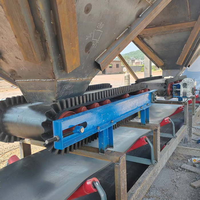 Sistema de báscula de cinta alimentadora automática