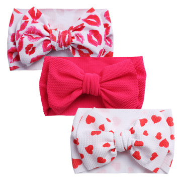 DOMOHO Cute Printed Elastic Hairbands Set for Newborn Baby Girls