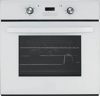 Built in rotation grill pizza oven in retro