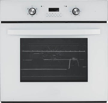 Built in rotation grill pizza oven in retro