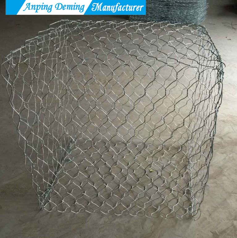 Good Quality Hot Dip Galvanized Woven Gabion Mesh