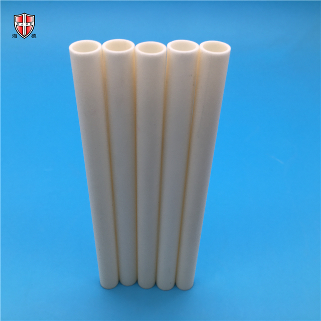 extrusión sinterizado 95% 99% alúmina tubo de tubería de cerámica