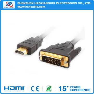 Gold Plated 1.8m HDMI to DVI Conversion Cable