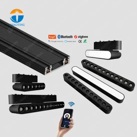 Factory Price Ultra Thin Magnetic Aluminum Rails for Indoor Showroom LED Lighting Systems