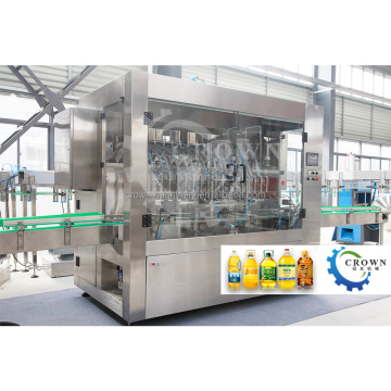 ヒマワリオリーブパーム植物油充填機の瓶詰めライン用