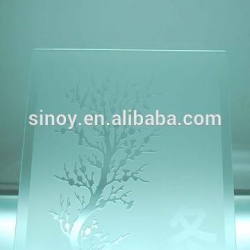 HOT!10mm toughened low iron acid-etched glass ,etching glass,frosted glass (manufacturer)