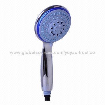 5-function Handheld shower head with best chrome-plated and face diameter of 100mm