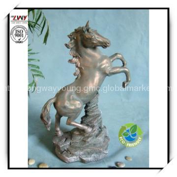 25.5Inches Fiberglass Bucking Horse Sculpture
