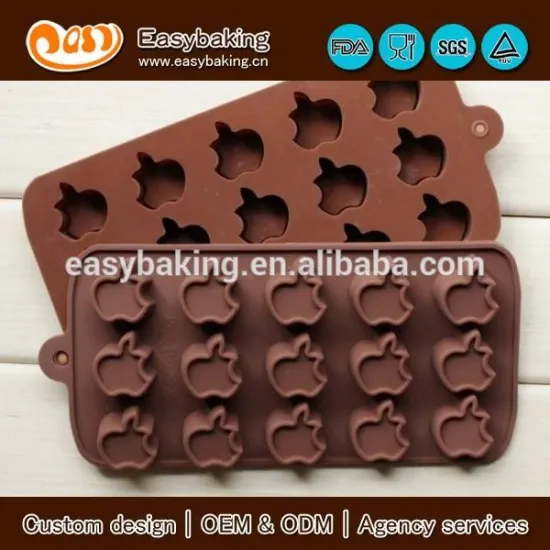 2014 hot selling apple shape chocolate ice mould
