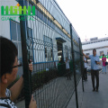 PVC Triangle Bend 3D Welded Wire Mesh Fence