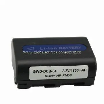 Camera batteries, Sony NP-FM50, 7,4V/1800MAH