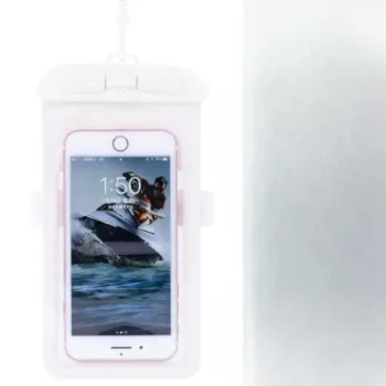 Expedient PVC Transparent Swimming Diving Underwater Full Cover Protective Waterproof Phone Case