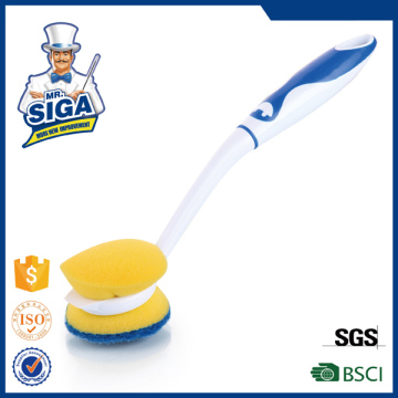 SIGA 2015 new style sponge Kitchen dish brush with PP material