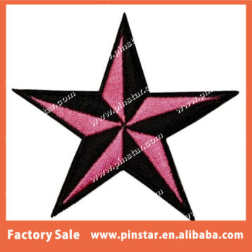 China Manufacturer Directly Making Embroidered 3D Star Applique Patches