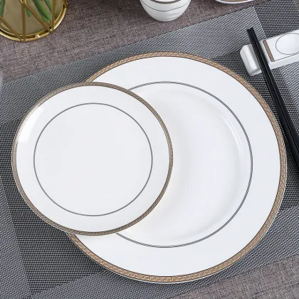 Phnom Penh Decorative Bone Porcelain Tableware for Hotels and Restaurants
