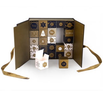 christmas advant calender wrapping box christmas gift box