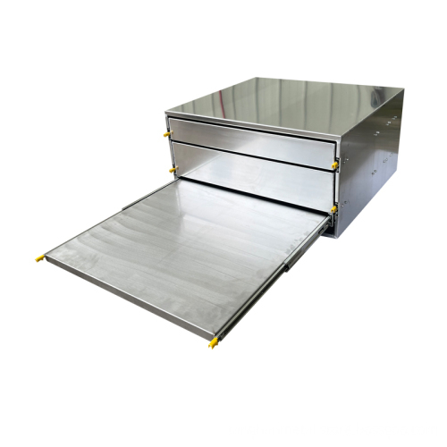 Aluminum ute canopy cargo drawer with lock