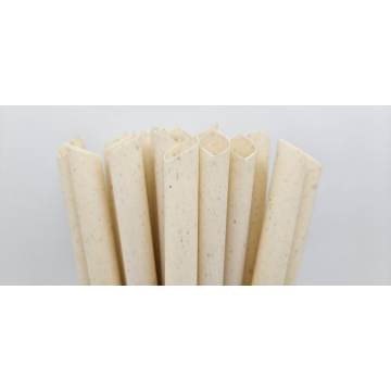 Fully degradable rice husk milk tea straw
