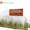 Garden landscaping corten screen panel landscaping