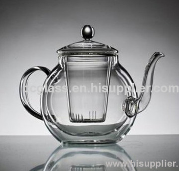 Insulated Double Wall Borosilicate Glass Tea Pots Coffee Pots 