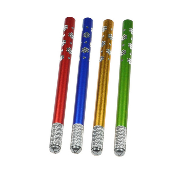 2016 new design eyebrow microblading Manual tattoo pen for permanent makeup with jewel for sale