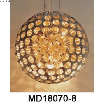 Modern shinning aluminium pendant lamp on sale