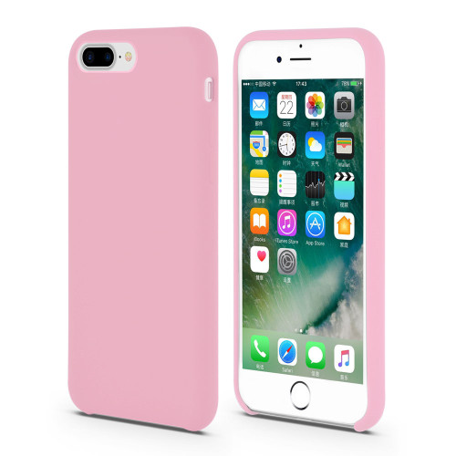Adorable Pink Liquid Silicone Rubber iPhone8