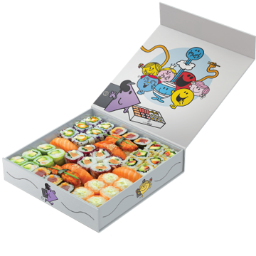 OEM Magnetic Paper Sushi Box Packaging