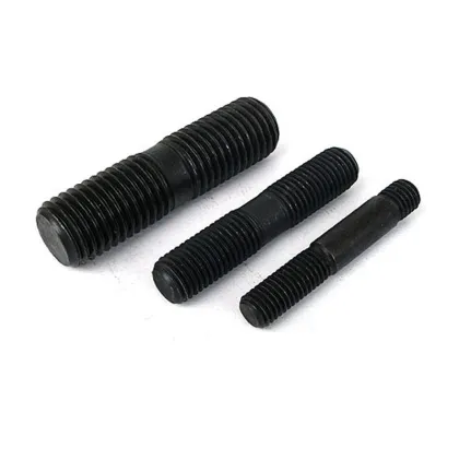 Black Double End Studs Threaded Rod Bolt