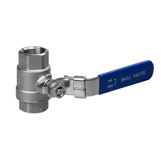 stainless steel ball valve threaded 2PC