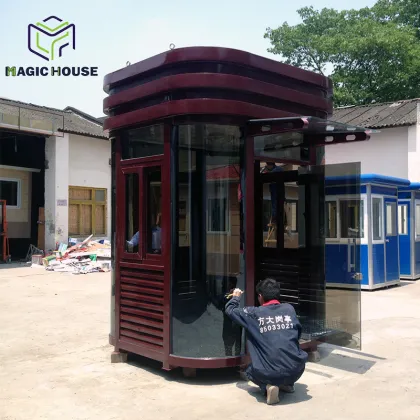 Economical Small wooden sentry guard house tool house Timber Cabins small prefab house