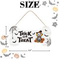 Trick or Treat Kemik Şekilli Köpek Ahşap Kapı Askısı