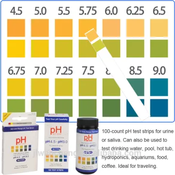 urinalysis test strips pH 4.5-9.0 vaginal ph test diagnostic ph reagent(A)