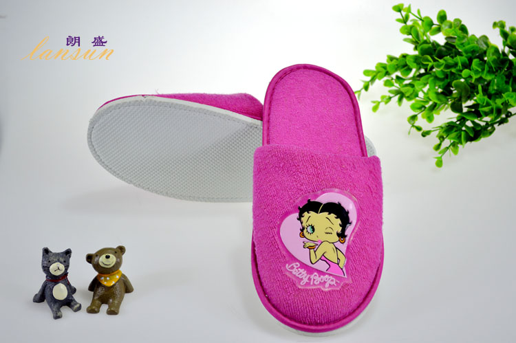 Pink Terry Towel Slipper Children Terry Slipper