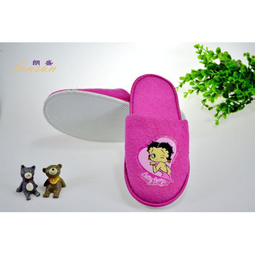 Pink Terry Towel Slipper Children Terry Slipper