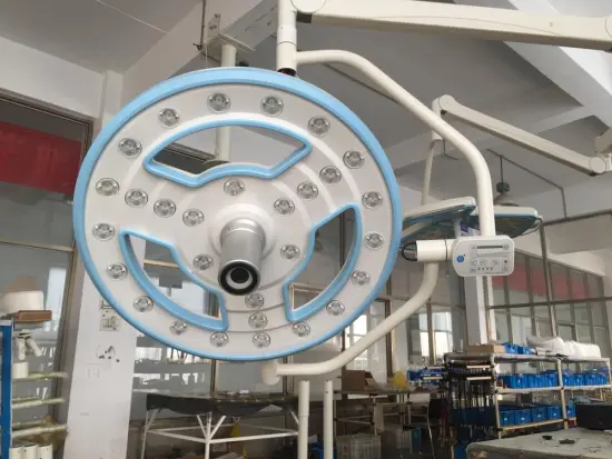 OR led surgical lamp with camera system