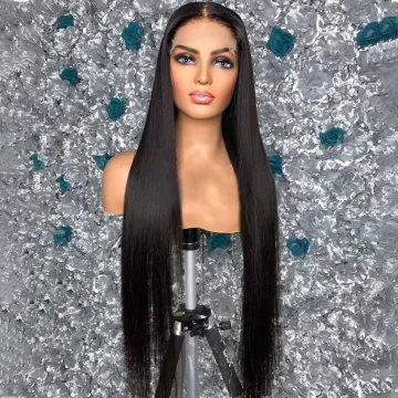 Straight Raw Indian Virgin Human Hair Hd Full Lace Front Wig Vendor Yeswigs Transparent Lace Frontal Closure Wig For Black Women