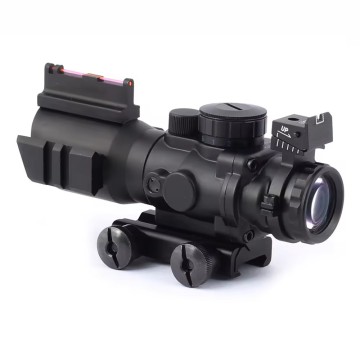 Foreseen 4x32 Aluminium Alloy Illuminated Compact Scope with Fiber Optic Sight