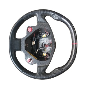 フェラーリF430用のライト付きハイエンドレーシングカーボンファイバーステアリングホイール