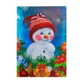 Navidad Muñeco de nieve 5D pintura de diamante pintura decorativa