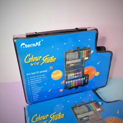 Kids Painting Art Stationery Set with Plastic Box