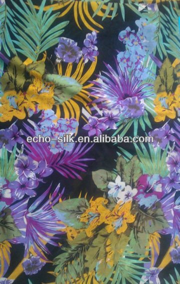 silk print fabric