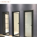 Modern aluminum extra narrow frame interior bathroom door